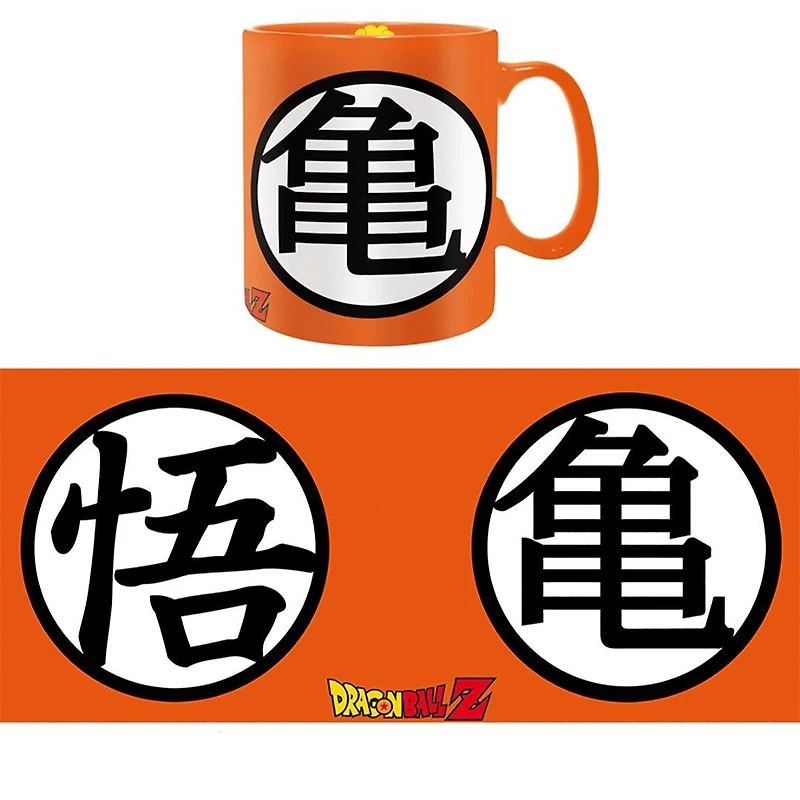 ABYstyle Dragon Ball Z Goku Gi Symbols Mug and Coaster Gift Set