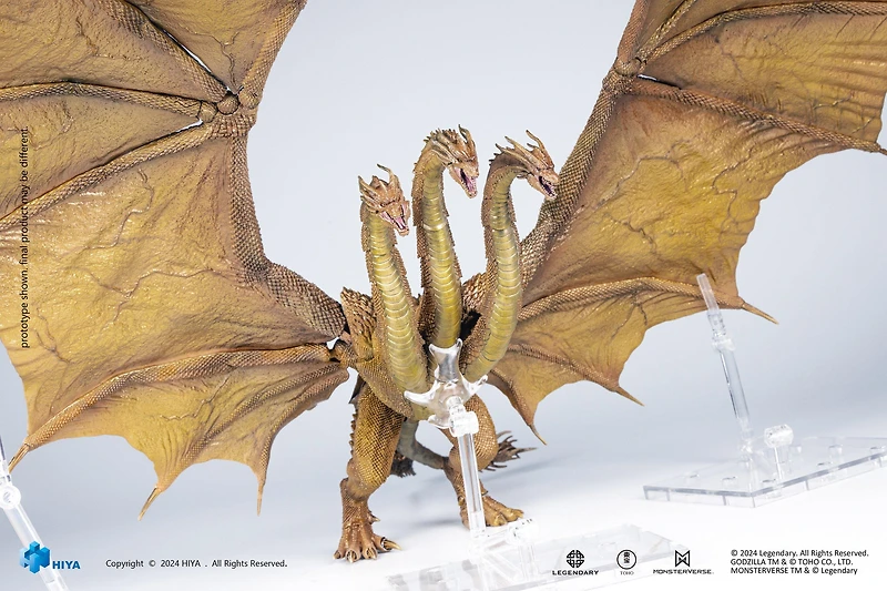 Hiya Toys Godzilla King of Monsters Exquisite Basic King Ghidorah Gravity Beam PX 13.75-in Action Figure