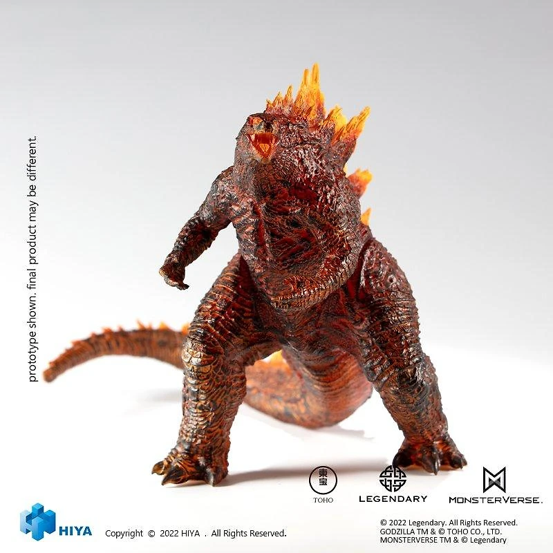 Hiya Toys Godzilla King of Monsters Stylist Burning Godzilla PX 8-in Action Figure