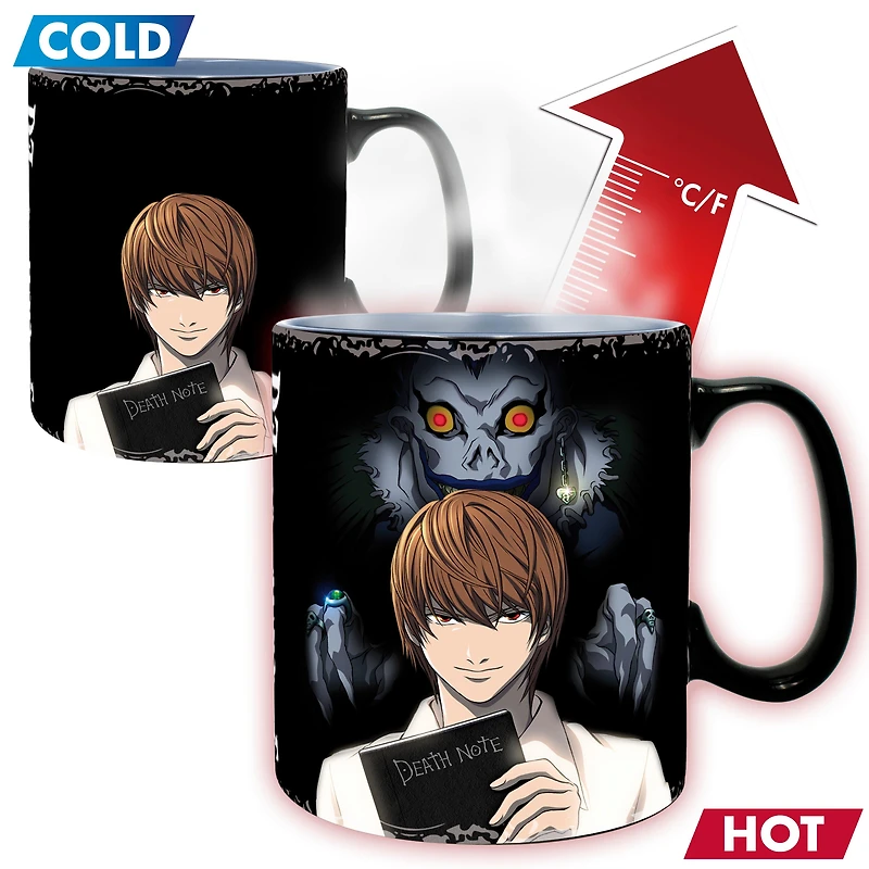 ABYstyle Death Note Kira and L 16oz Heat Change Coffee Mug