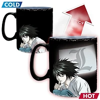 ABYstyle Death Note Kira and L 16oz Heat Change Coffee Mug