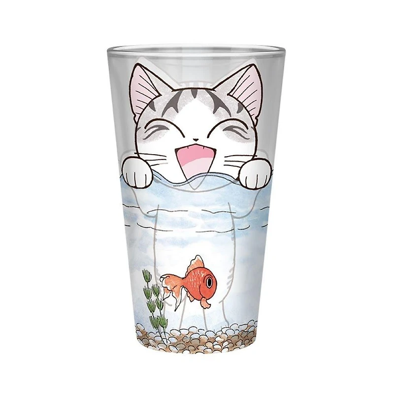 ABYstyle Chi's Sweet Home Cute Kitty Cat One 14oz. Pint Drinking Glass