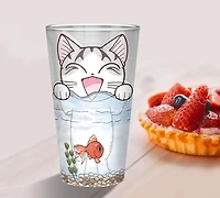 ABYstyle Chi's Sweet Home Cute Kitty Cat One 14oz. Pint Drinking Glass