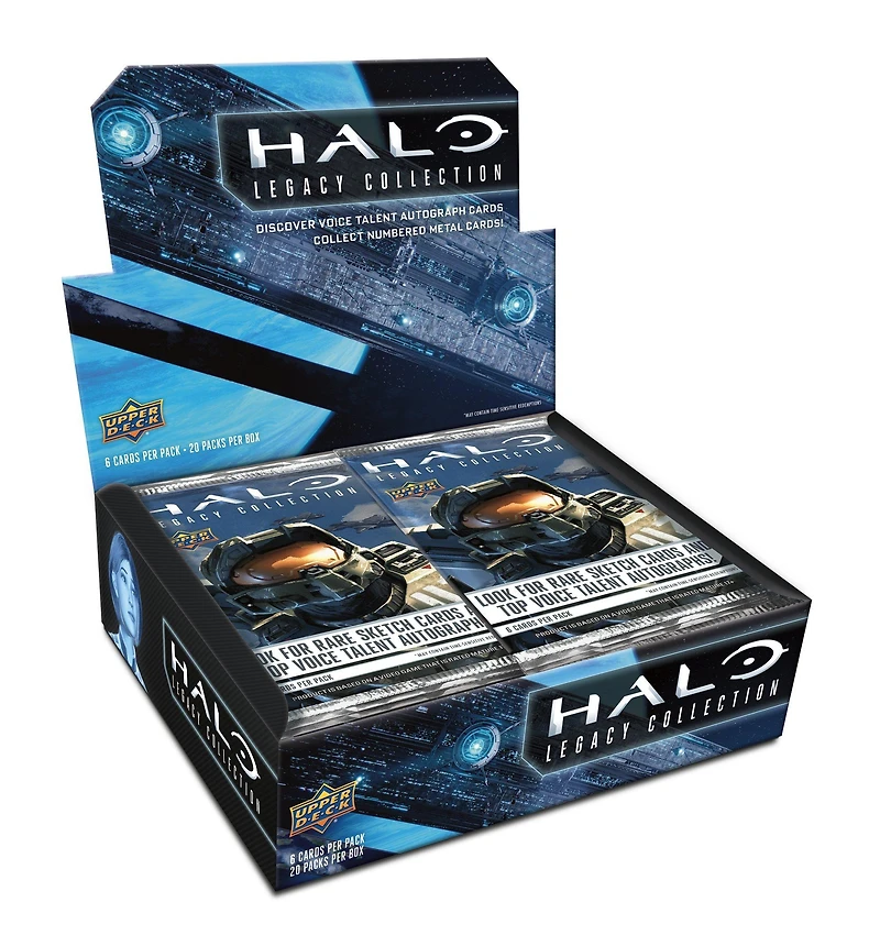 Upper Deck Halo Trading Card Direct Hobby Box - 20 Packs