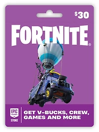 Fortnite Gift Card $30 (Powered by the Epic Games Store)