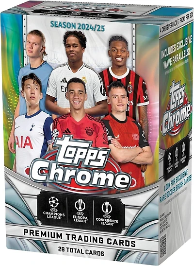 2024-25 Topps Chrome UEFA Club Competitions Value Box