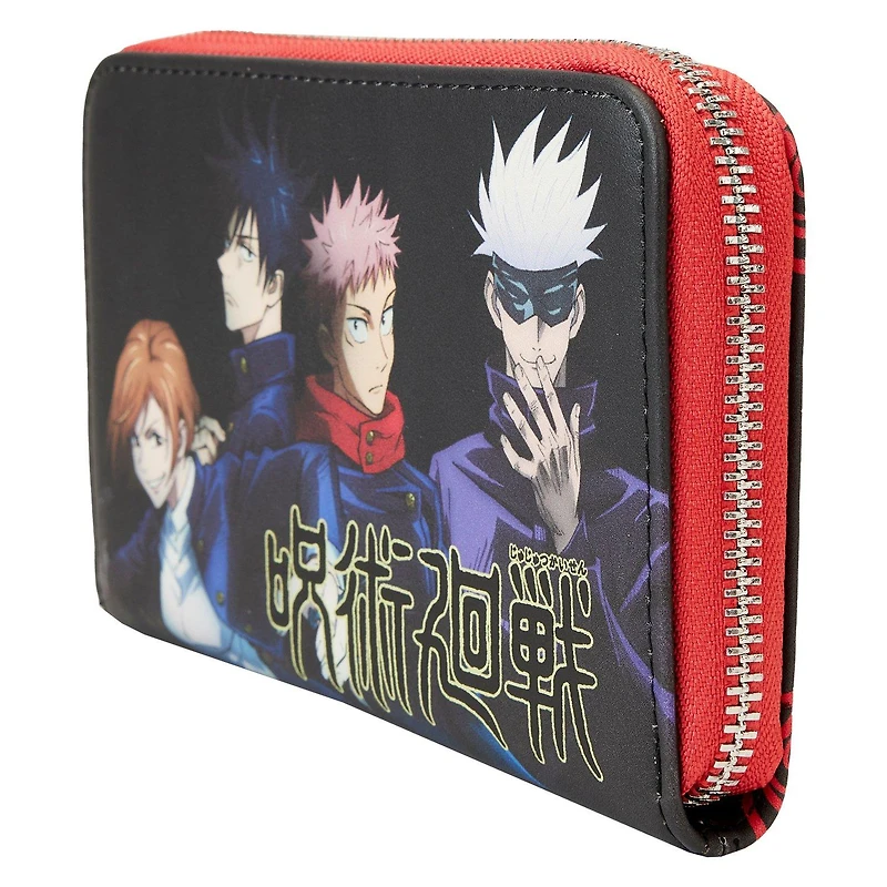 Loungefly Jujutsu Kaisen Cast Mini Zipper Wallet