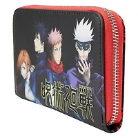 Loungefly Jujutsu Kaisen Cast Mini Zipper Wallet