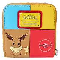 Loungefly Pokemon Color Block Starters Zip Around Wallet