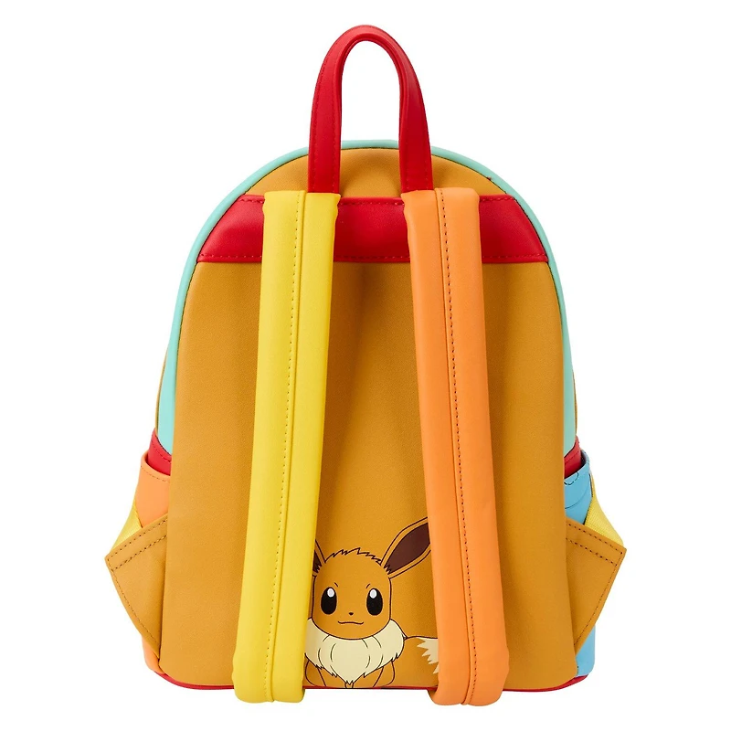 Loungefly Pokemon Color Block Starters Mini Backpack