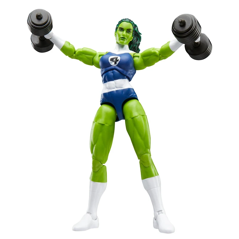 Hasbro Marvel Legends Series Fantastic Four Retro Collection She-Hulk 6-Inch Action Figure