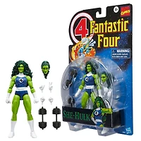 Hasbro Marvel Legends Series Fantastic Four Retro Collection She-Hulk 6-Inch Action Figure