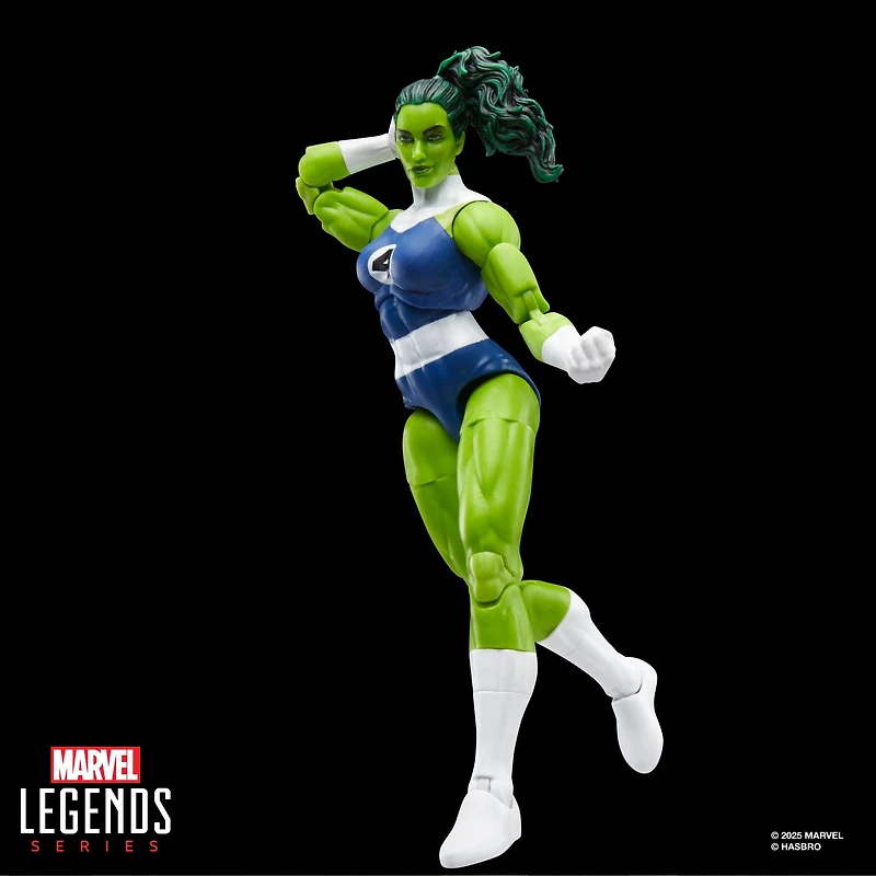 Hasbro Marvel Legends Series Fantastic Four Retro Collection She-Hulk 6-Inch Action Figure