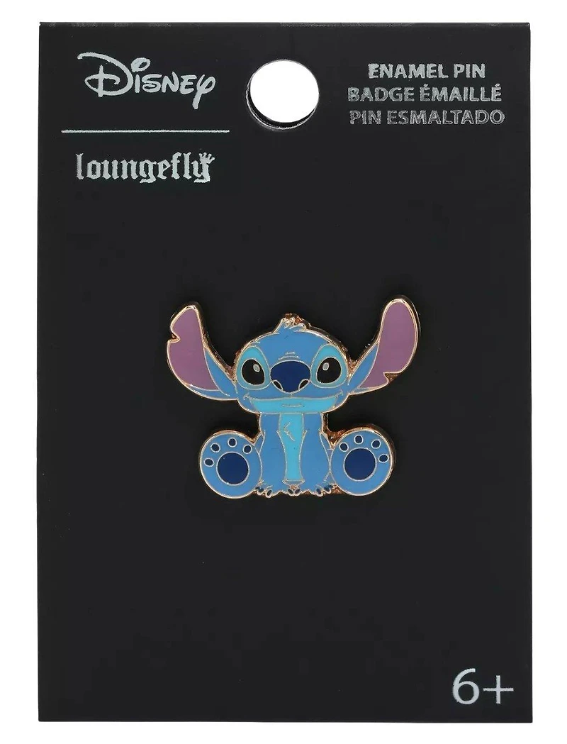Loungefly Disney Lilo and Stitch - Stitch Sitting Enamel Pin