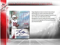 2024 Topps Signature Class NFL Football Value Box (6 Packs)