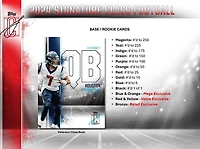2024 Topps Signature Class NFL Football Value Box (6 Packs)