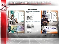 2024 Topps Signature Class NFL Football Value Box (6 Packs)