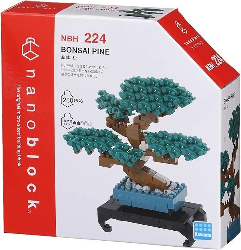 Nanoblock Bonsai Pine Culture (Series Box 12) 4.4-in Building Toy