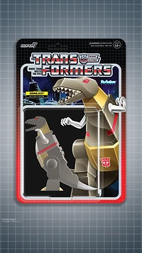 Super7 Transformers ReAction Grimlock (Metallic) Action Figure Wave 08