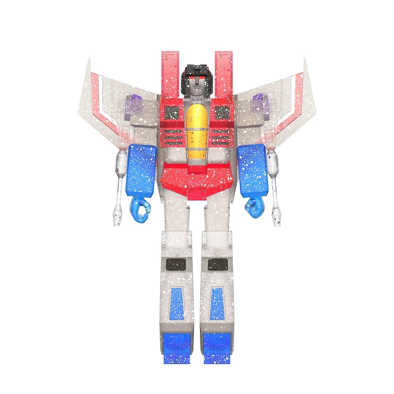 Super7 Transformers ReAction Ghost of Starscream (Translucent Glitter) Action Figure Wave 08