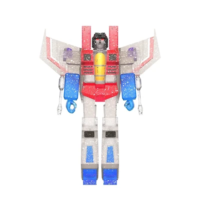 Super7 Transformers ReAction Ghost of Starscream (Translucent Glitter) Action Figure Wave 08