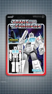Super7 Transformers ReAction Optimus Prime (Ultra Magnus) Action Figure Wave 08