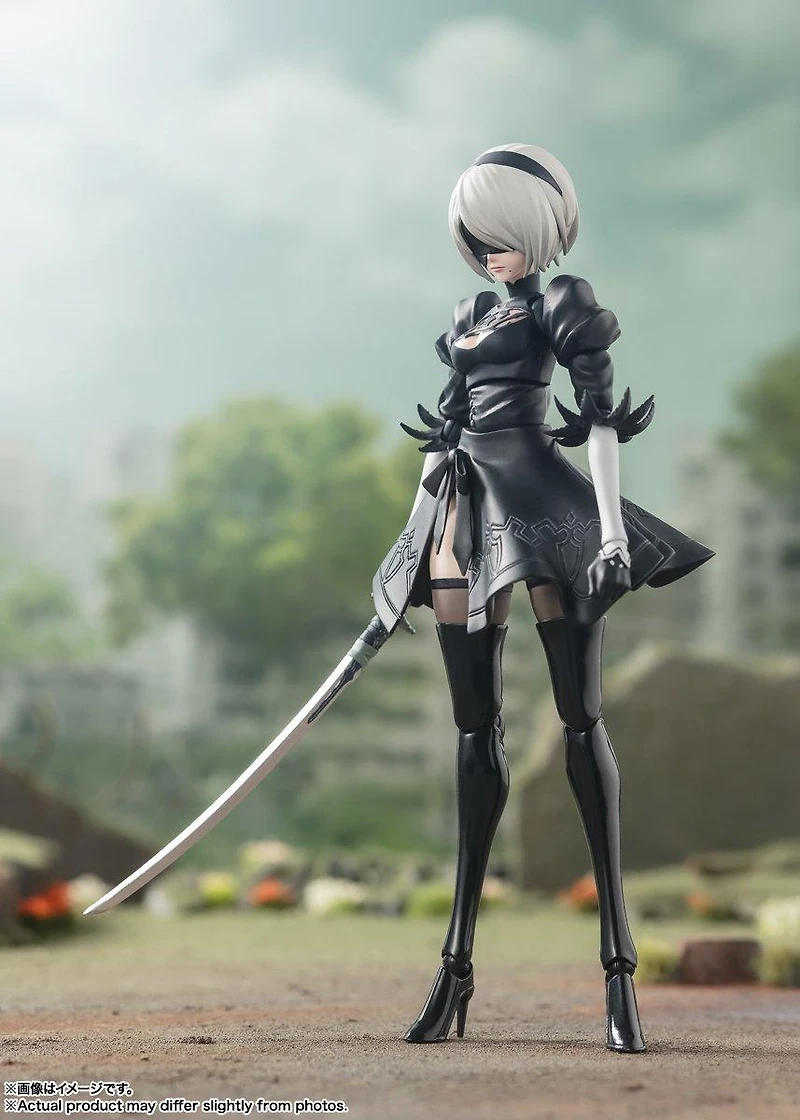 Tamashii Nations NieR:Automata S.H. Figuarts 2B (Ver1. 1a) Figure