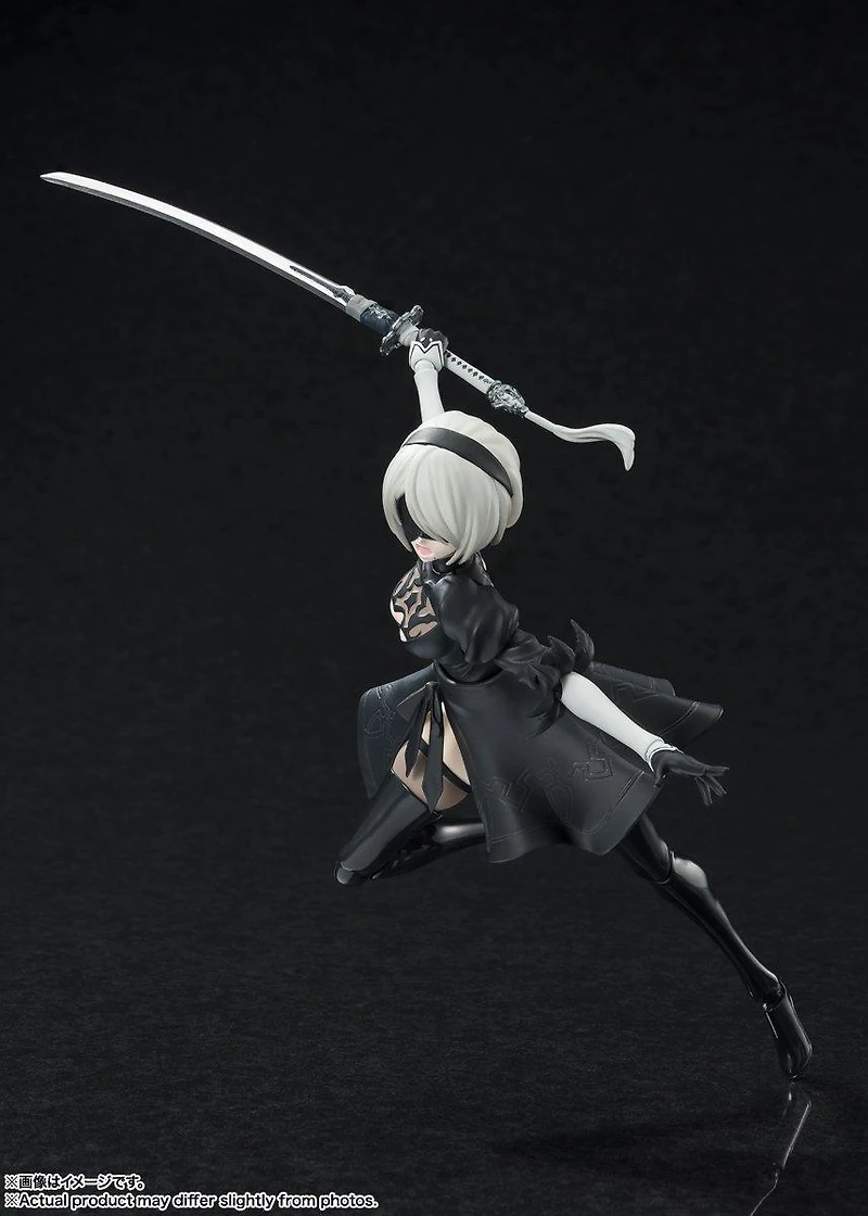 Tamashii Nations NieR:Automata S.H. Figuarts 2B (Ver1. 1a) Figure