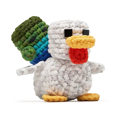 The Woobles Minecraft Chicken Jockey Beginner Crochet Kit
