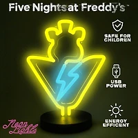 Five Nights at Freddy's Security Breach Glamrock Freddy Neon Lamp