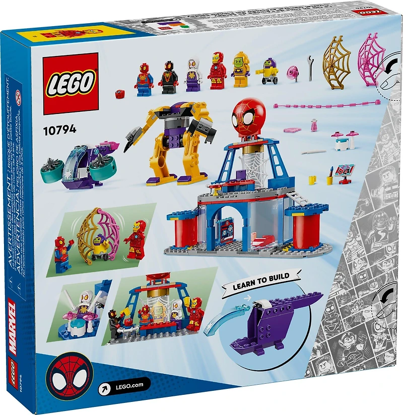 LEGO Spidey Team Spidey Web Spinner Headquarters Building Set 10794