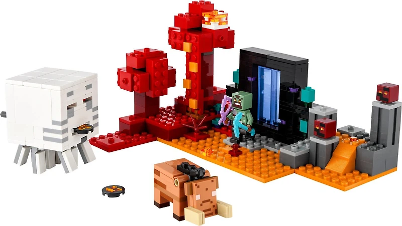 LEGO Minecraft The Nether Portal Ambush Building Set 21255