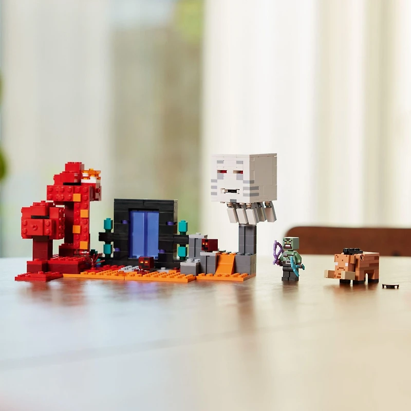 LEGO Minecraft The Nether Portal Ambush Building Set 21255