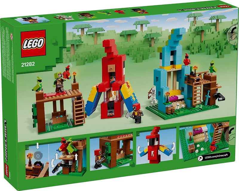 LEGO Minecraft The Parrot Houses Building Set 21282