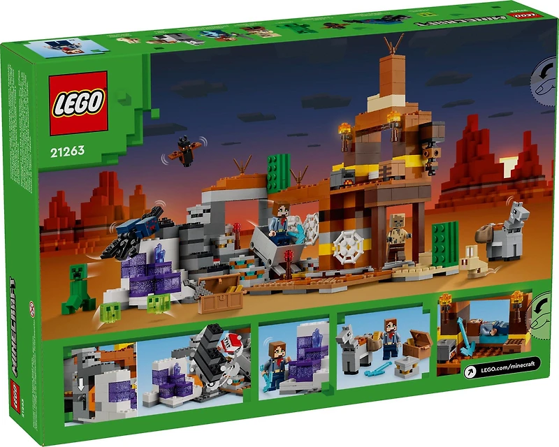 LEGO Minecraft The Badlands Mineshaft Building Set 21263