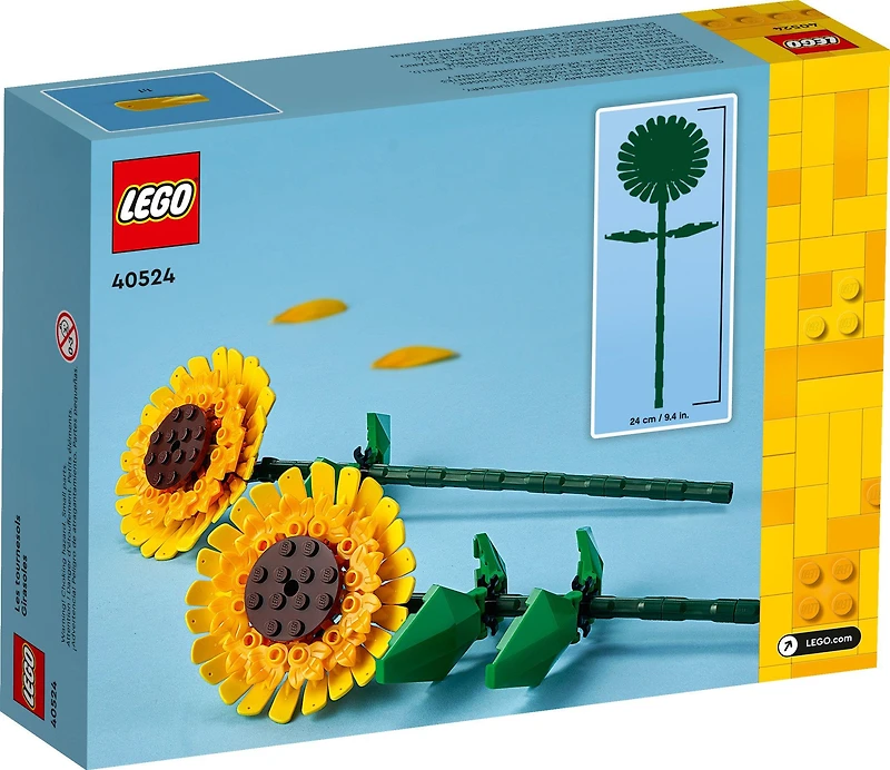 LEGO Botanicals Sunflowers Building Toy Set 40524