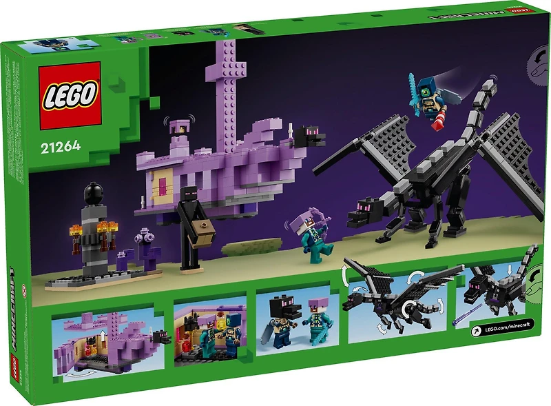 LEGO Minecraft The Ender Dragon and End Ship Building Set 21264