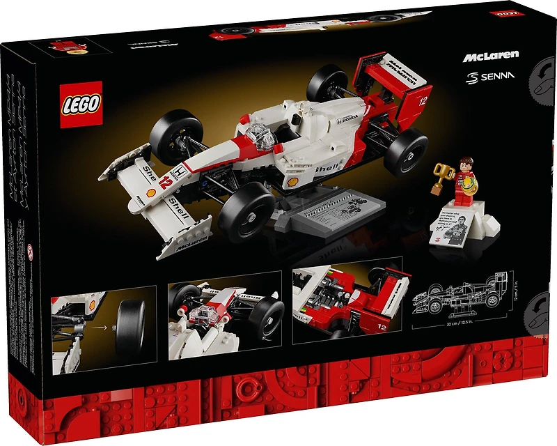 LEGO Icons McLaren MP4/4 and Ayrton Senna 10330 Building Toy