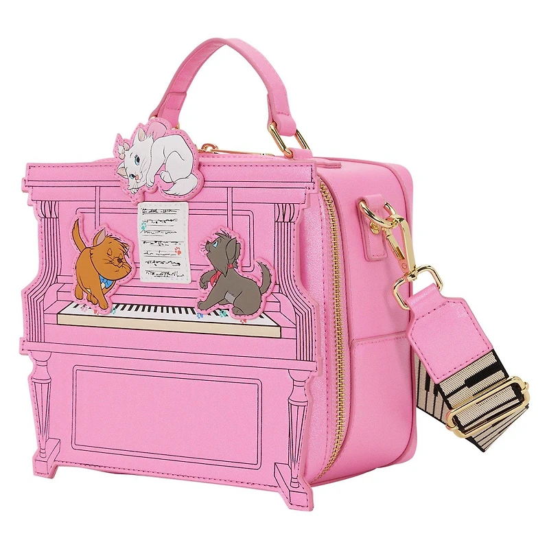 Loungefly Disney The Aristocats Figural Piano Crossbody Bag
