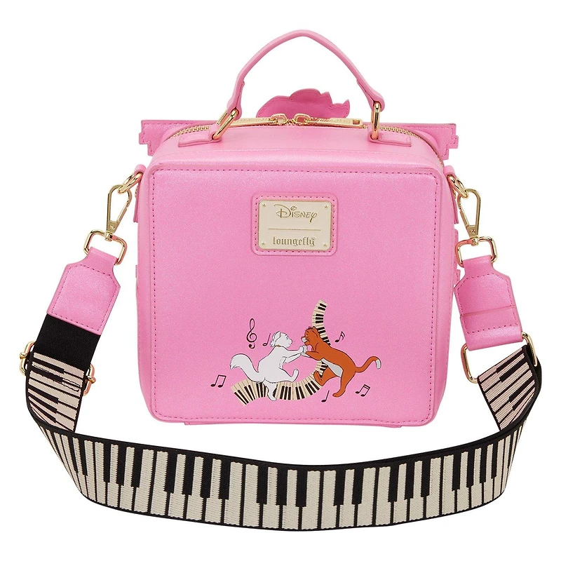 Loungefly Disney The Aristocats Figural Piano Crossbody Bag