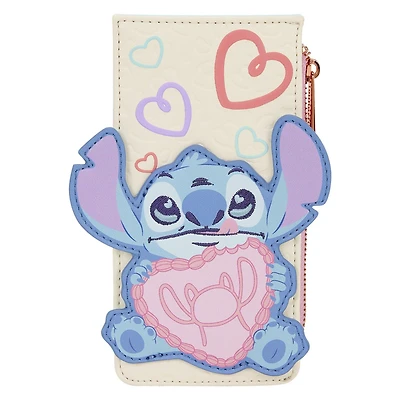 Loungefly Disney Stitch and Angel Be Mine Large Card Holder