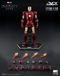 Marvel Studios Infinity Saga Deluxe Iron Man Mark 3 Battle Damage 6.9-In Action Figure
