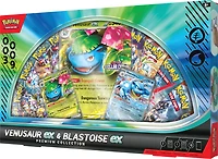Pokemon Trading Card Game: Venusaur ex and Blastoise ex Premium Collection GameStop Exclusive