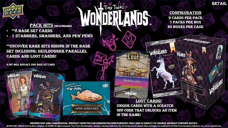 Tiny Tina's Wonderlands: Trading Card Blaster Box