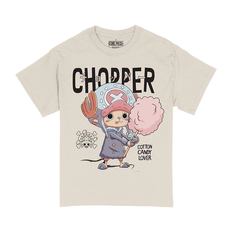 One Piece Cotton Candy Lover Chopper Unisex Short Sleeve Graphic T-Shirt