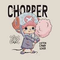 One Piece Cotton Candy Lover Chopper Unisex Short Sleeve Graphic T-Shirt