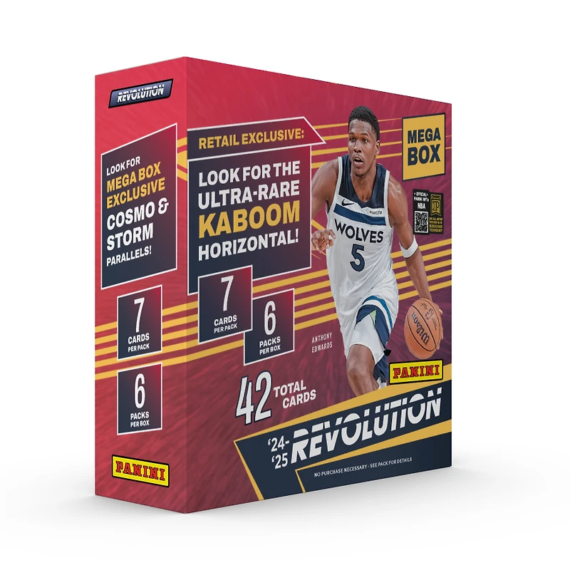 2024-25 Panini Revolution NBA Basketball Mega Box (6 Packs)