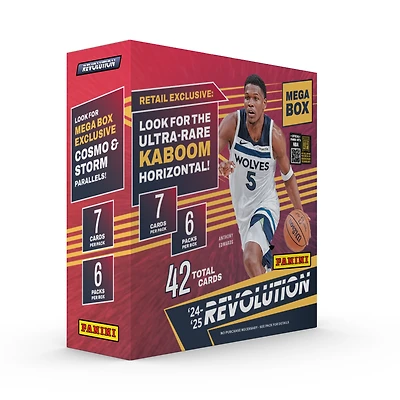 2024-25 Panini Revolution NBA Basketball Mega Box (6 Packs)