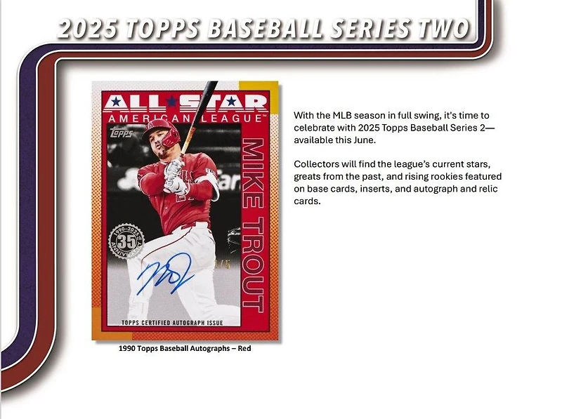 2025 Topps MLB Baseball Series 2 Mega Box