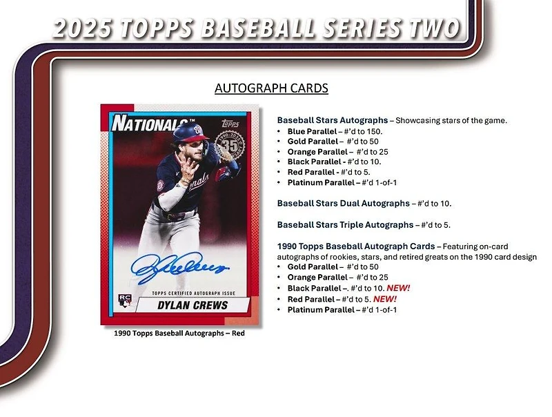 2025 Topps MLB Baseball Series 2 Mega Box